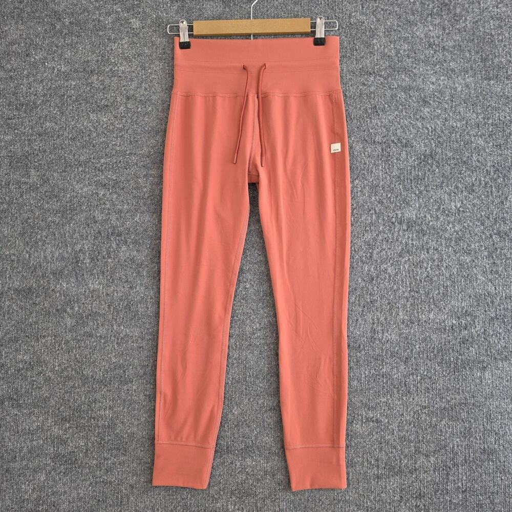 Vuori Leggings Womens Medium Daily Drawstring Salmon Ankle Yoga Athletic Gym